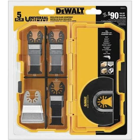 DEWALT Oscillating Tool Blades Kit, 5-Piece (DWA4216) - Walmart.com ...