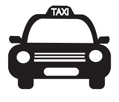 Taxi Icon Auto Automobile Banner Png Image - Taxi Clipart Black And ...