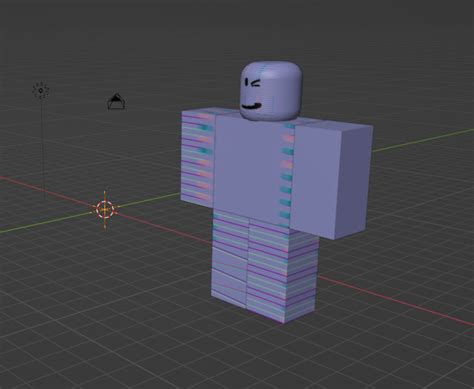 When putting roblox characters in blender, character has no accessories and is purple - Art ...