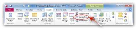 Where is Navigation Pane in Microsoft Access 2010, 2013, 2016, 2019 and 365