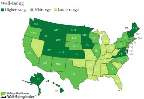 The Happiest States, and Cities, of America - The New York Times