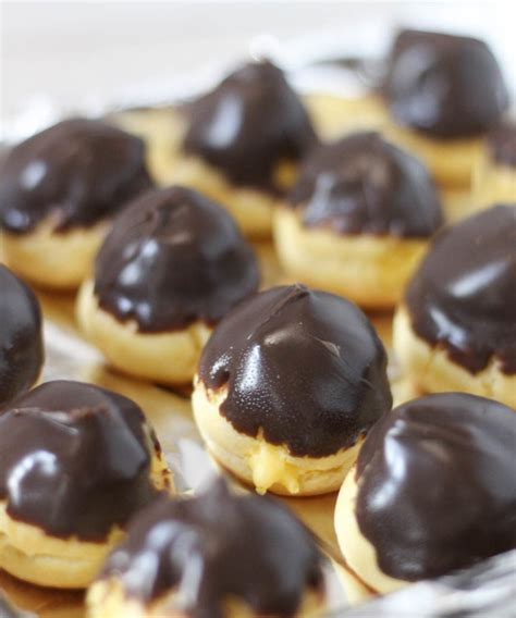 Chocolate Dipped Cream Puffs | Dough-Eyed