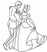 Cinderella And Prince Charming Coloring Pages 07  Wecoloringpagecom sketch template