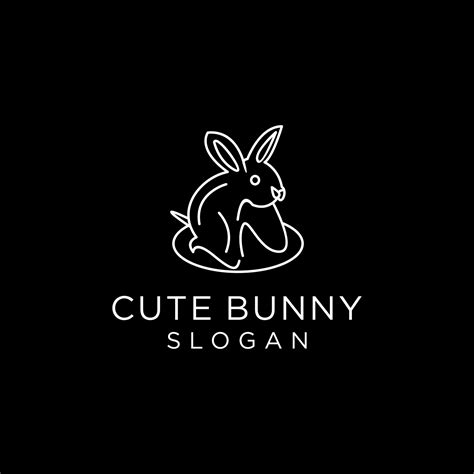 Cute bunny logo icon design vector 13636327 Vector Art at Vecteezy