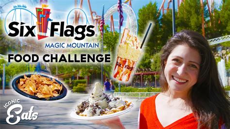 Ultimate Six Flags Food Challenge: Trying All Of The Magic Mountain Treats - YouTube