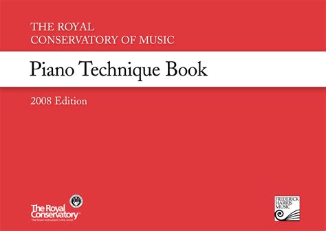 The Royal Conservatory of Music Piano Technique Book, 2008 Edition – RCM Shop (US/International)