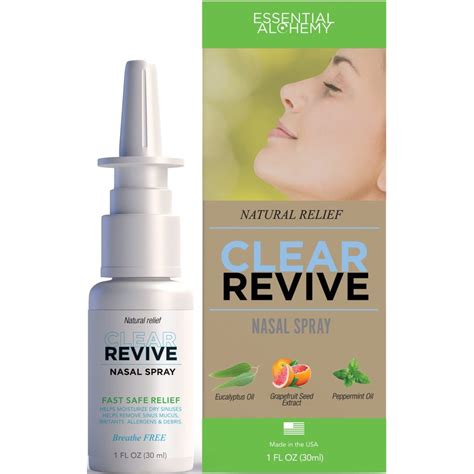 Clear Revive All-Natural Nasal Spray | Clear Revive