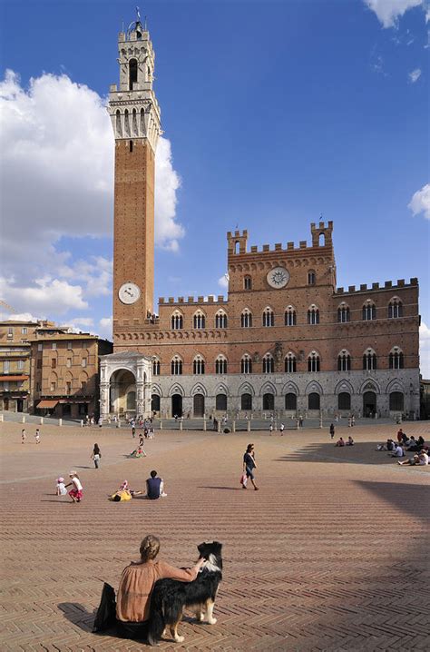 Beautiful Siena in Italy - Piazza del Campo Photograph by Matthias Hauser - Fine Art America