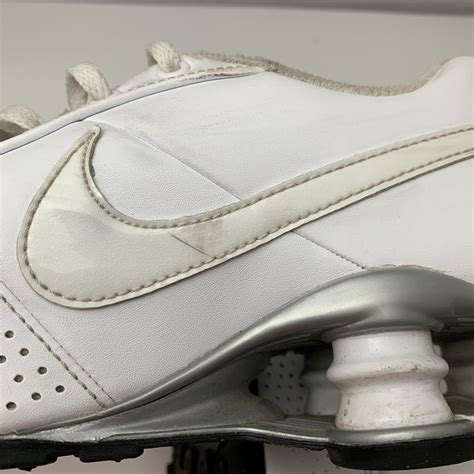 Nike Shox Deliver Running Shoes White Leather (615981… - Gem