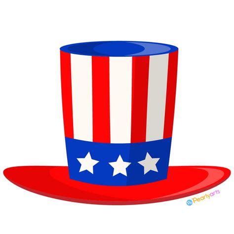 FREE Uncle Sam Hat Clipart (Royalty-free) | Pearly Arts