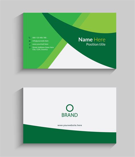 business card design template 2023 22387846 Vector Art at Vecteezy