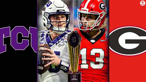 2023 CFP National Championship: No. 3 TCU vs. No. 1 Georgia FULL GAME ...