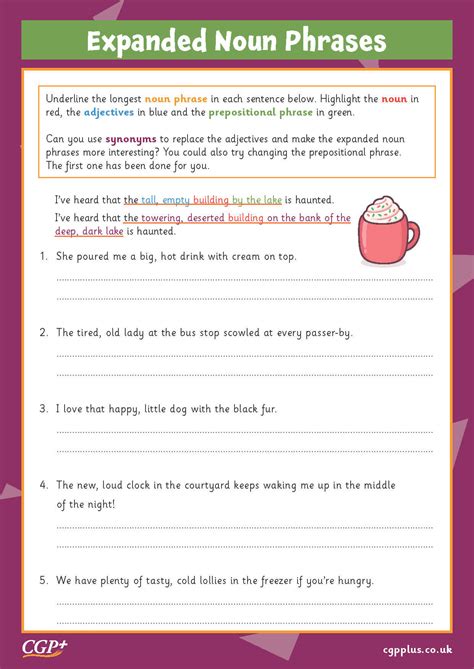 Mixed Grammar — Expanded Noun Phrases (Year 6) | CGP Plus