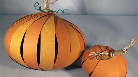 How To Create A 3D Paper Pumpkin - DIY Crafts Tutorial - Guidecentral - YouTube