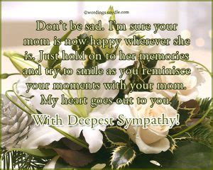 Sympathy Messages for Loss of a Mother – Wordings and Messages