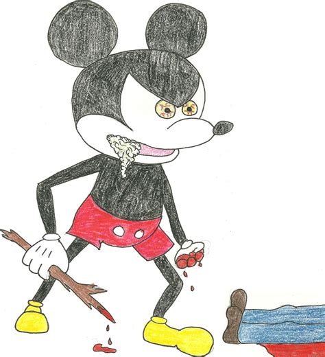 Mad Mickey Mouse by sasori-my-man on DeviantArt