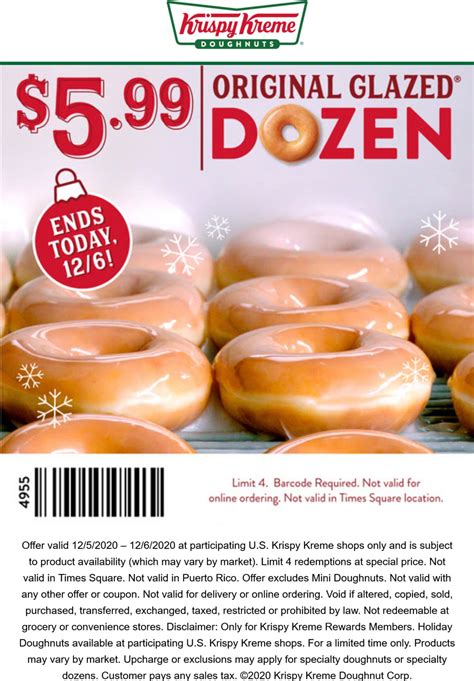 Krispy Kreme January 2021 Coupons and Promo Codes 🛒