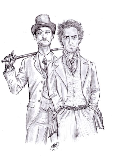 Sherlock Holmes and Dr. Watson by Worddead on DeviantArt