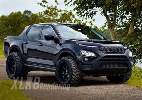 This All-Black Tata Harrier Pickup Truck Rendering Looks Rad!