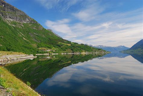 Hardangerfjord - Norway with Reflections by Thetoril on DeviantArt