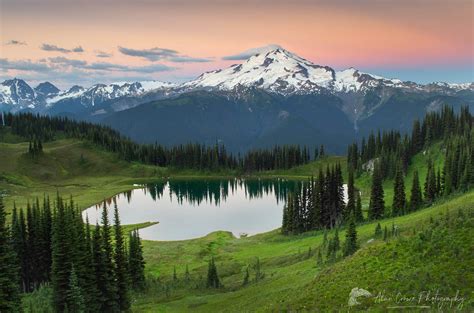 Glacier Peak Image Lake North Cascades - Alan Crowe Photography