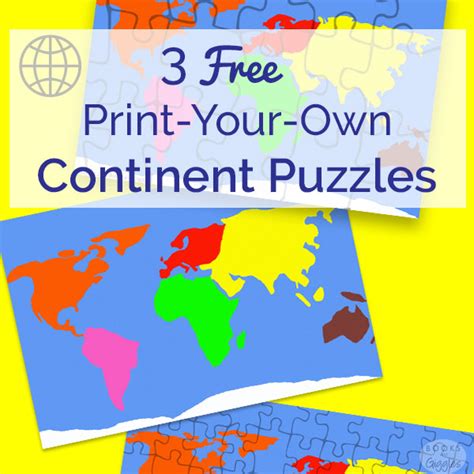 8 FREE Activities to Teach Your Children the Continents — Mommy is My Teacher