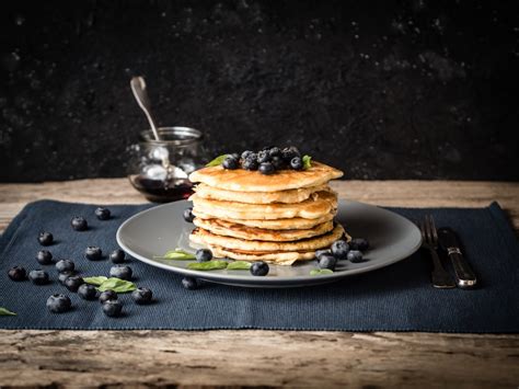 Fluffy and Fruity Blueberry Pancakes - Wren Kitchens Blog