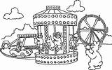 Carnival Ride Coloring Pages Sketch Page sketch template