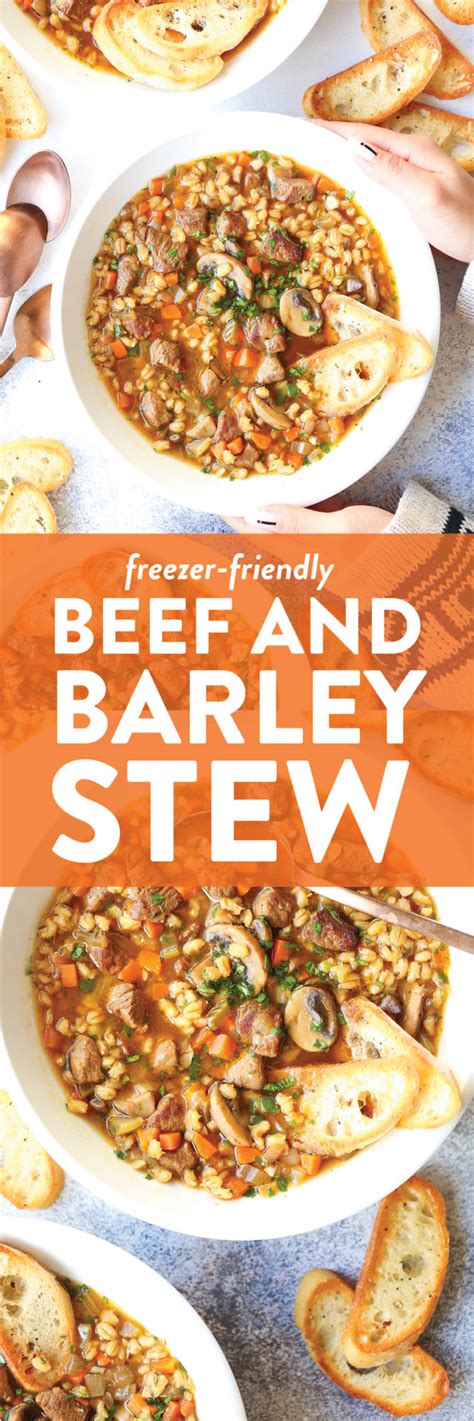 Beef and Barley Stew Recipe - Damn Delicious