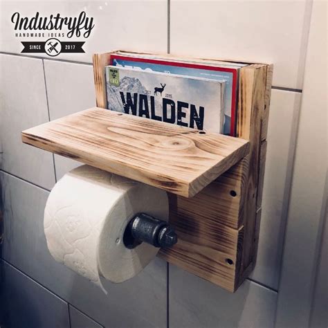 Toilettenpapierhalter / 100% Handgemacht / Made in Germany / Toilet Paper / Indu 2019 ...