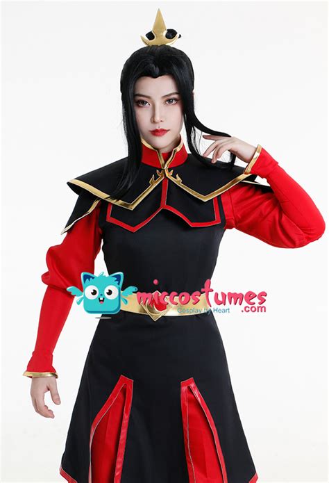 Avatar The Last Airbender Princess Azula Battle Suit Cosplay Costume Ancient Chinese Style ...