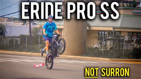 REVIEWING *60MPH* ELECTRIC DIRT BIKE!(eride pro ss) - YouTube