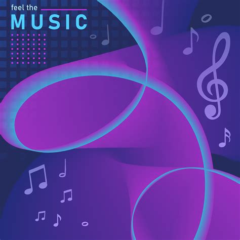 Feel the music's abstract vector background 7286728 Vector Art at Vecteezy