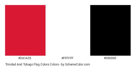 Trinidad And Tobago Flag Colors » Country Flags » SchemeColor.com