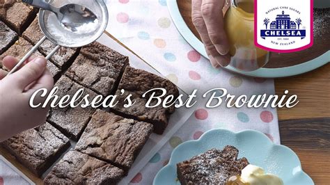 Chelsea's Best Brownie Recipe I Chelsea Sugar - YouTube