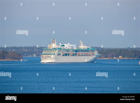 Cruise ship in the Stockholm archipelago in Sweden Stock Photo - Alamy