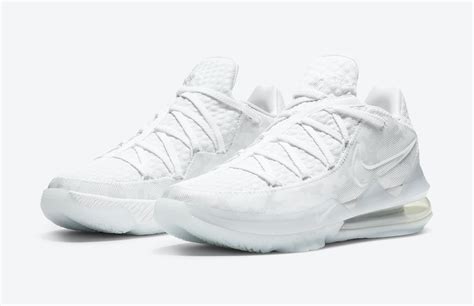 Nike LeBron 17 Low Triple White Camo CD5007-103 Release Date - SBD