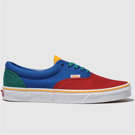 Vans Blue & Red Era Primary Trainers - Trainerspotter