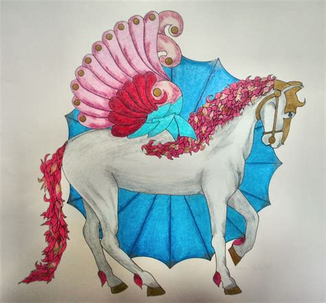 Fotos gratis : lápiz, creativo, animal, caballo, con alas, art, dibujo ...