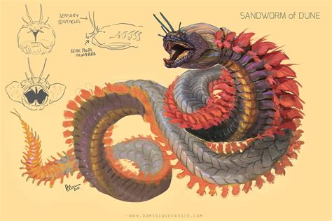 ArtStation - Shai-hulud - sandwom of Dune concept