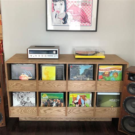 Record Cabinet Storage Plans INSTANT DIGITAL DOWNLOAD | Etsy | Record ...