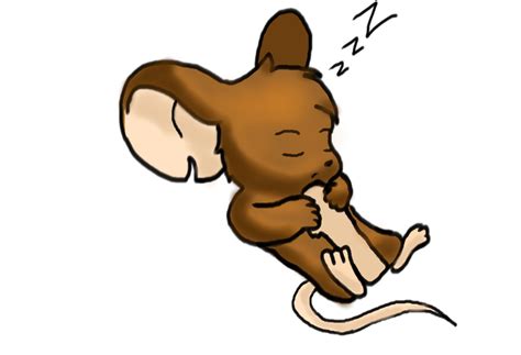 Sleeping mouse by Pangerfly on DeviantArt