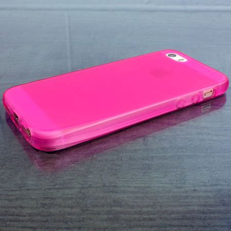 Olixar FlexiShield iPhone SE Gel Case - Pink