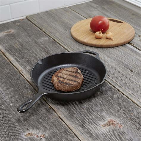 Lodge Logic Cast Iron Grill Pan - 10.25" | Kitchen Stuff Plus