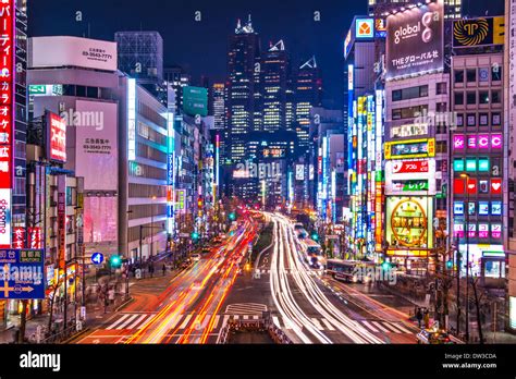 Shinjuku, Tokyo, Japan night cityscape Stock Photo - Alamy