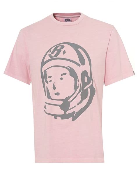 Billionaire Boys Club Mens Helmet T-shirt, Back Logo Overdyed Pink Tee