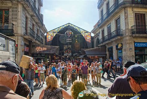 La Boqueria entrance off Las Ramblas