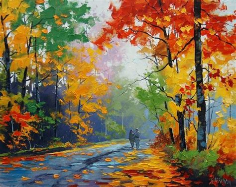 As mais belas pinturas de paisagem pintada por Graham Gercken Oil Painting Trees, Simple Oil ...