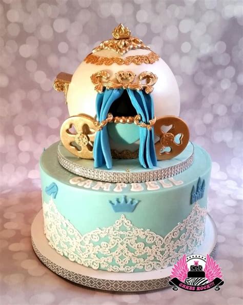 Cinderella's Carriage Cake | Carriage cake, Carousel cake, Cake