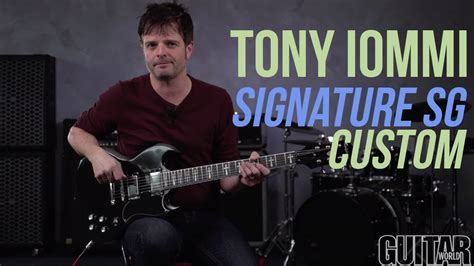 Tony Iommi Signature SG Custom -Epiphone Limited Edition - YouTube